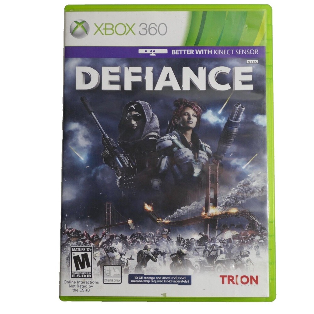Defiance (Microsoft Xbox 360, 2013) COMPLETE